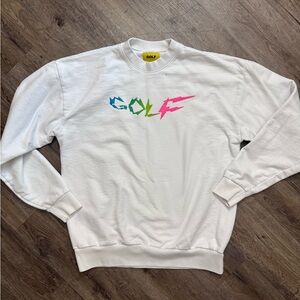 Golf Wang • Neon Lightning Abstract Sweatshirt